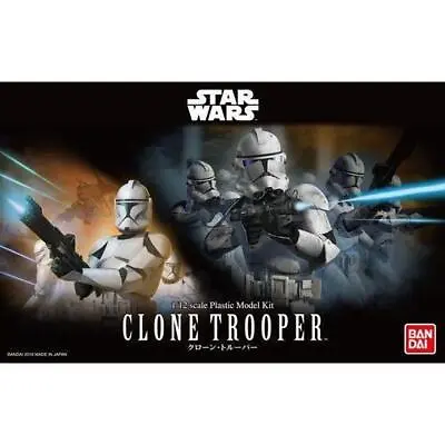 $49.99 • Buy Bandai Star Wars 1/12 Clone Trooper Plastic Model Kit