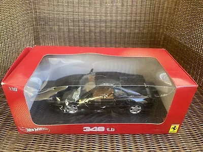 Hot Wheels Ferrari 348 Tb Black 1/18 Diecast Car X5530 For Adult Collector • $65