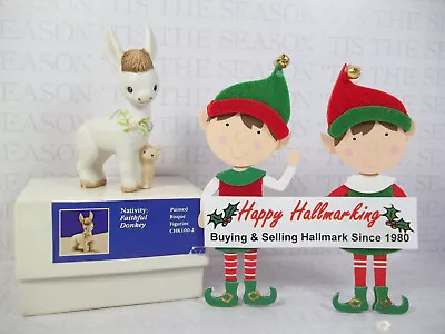 Hallmark 1981 Mary Hamilton Nativity Figurine Faithful Donkey NT • $14.95