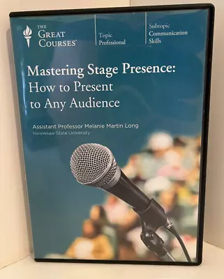 The Great Courses  Mastering Stage Presence:  How To Present To  Any  Audience • $4.99