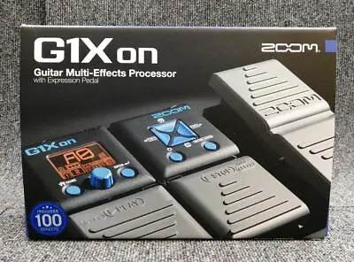 $129.68 • Buy ZOOM G1XON Guitar Multi-Effects Processor Expression Pedal W/ AC Adapter [USED]