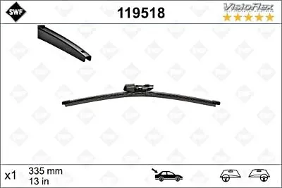 SWF Rear Wiper Blade 345 Mm 14  Fits SEAT Leon SKODA VW Golf Plus 5M0955427A • $12.72