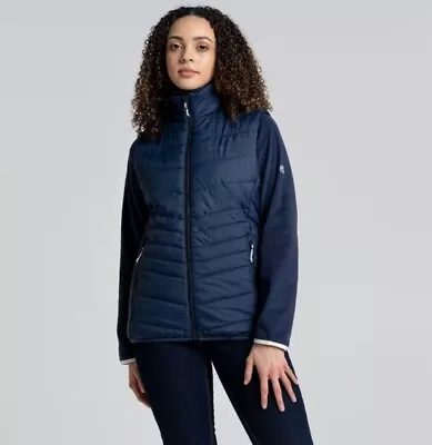 Craghoppers Navy CompLite Reversible Bodywarmer Lightweight Gilet Size 8-18 • £26.99