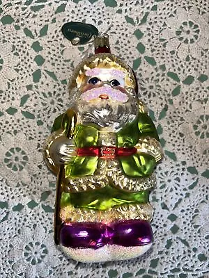 Vintage Mercury Santa Glass Christmas Ornament • $11.96