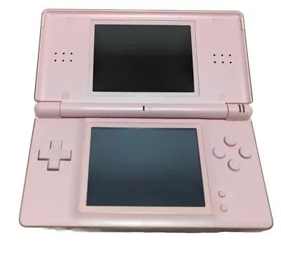 Genuine Original Nintendo DS Lite Console - Pink With USB Charger Cable L02 • $74