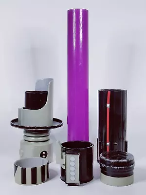 $25 • Buy (6 Parts) Hasbro Star Wars Build Your Own Lightsaber Mace Windu Purple
