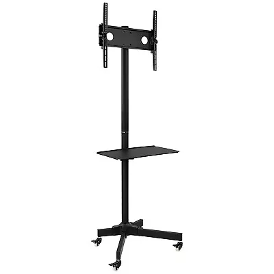 Mount-It! Metal Pedestal TV Stand Screens Up To 55  Black (MI-1876) • $100.36