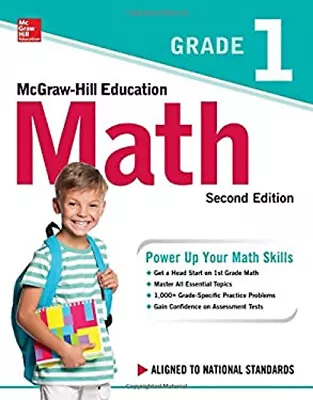 McGraw-Hill Education Math Grade 1 Second Edition Paperback McGr • $4.50