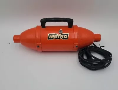 Metro Vac MagicAir Electric Inflator/Deflator Pump Blower Vintage Orange Car  • $39.53