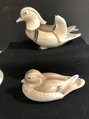 2 VTG Noritake Nippon Toki Kaisha Bone China Mandarin Ducks “Read Description” • £47.29