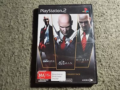 Hitman The Triple Pack Sony Playstation 2 PS2 PAL Game • $25