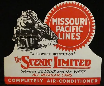 Railroad Sticker Missouri Pacific The Scenic Limited • $6.81