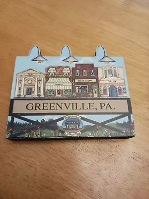 Greenville Pa Brandywine Collectibles Wooden Piece • $11.99