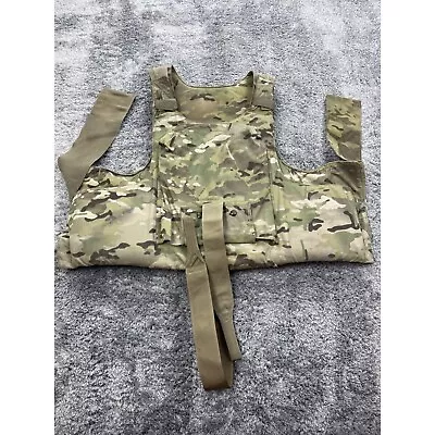 US Army Aircrew Air Warrior Flexible Body Armor Vest Camouflage Military Large • $295