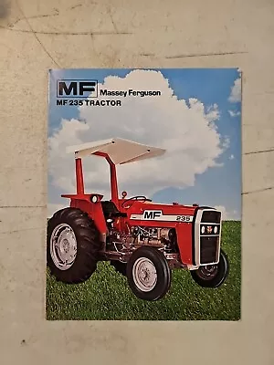 Vintage 1975 Massey Ferguson 235 Tractor Dealer Sales Brochure  • $16.95