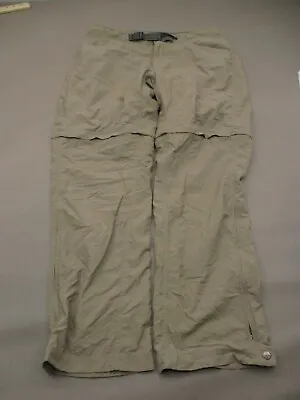 MOUNTAIN HARDWEAR Size 10 Womens 100% Nylon Adjustable Convertible Pants 316 • $15