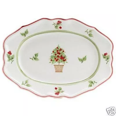 Villeroy & Boch JOY NOEL 14.5  Oval Platter • $45