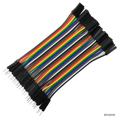 40pcs 10cm Male To Female Dupont Wire Jumper Cable For Arduino Breadboard • $1.29