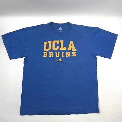 Adidas UCLA Bruins Collegiate Blue T-Shirt Men's Size L Champions Made Here • $14.44