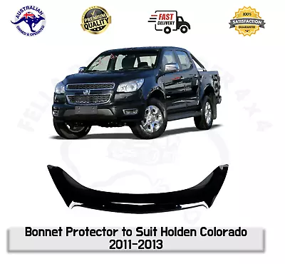 Bonnet Protector Hood Guard Bug Deflector To Suit HOLDEN COLORADO 2012-2016 • $92.99