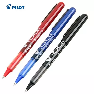 PILOT PEN V-Ball STICK ROLLING BALL BLUE BLACK RED VBALL • $1.80