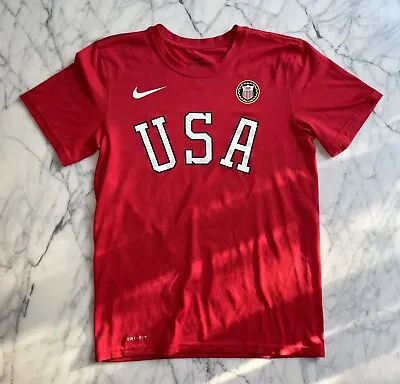 £7.95 • Buy Men’s Small Team USA Football Soccer Jersey Kit Top Shirt Nike Dri-Fit EUC