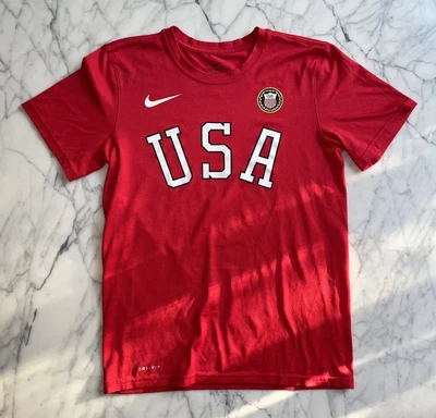 £7.95 • Buy Men’s Small Team USA Football Soccer Jersey Kit Top Shirt Nike Dri-Fit EUC
