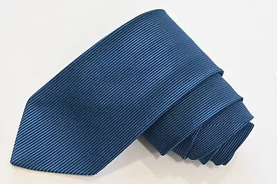 CHARVET PLACE VENDOME BLUE SILK Men's Neck Tie W:3 1/2  BY L:60  • $26