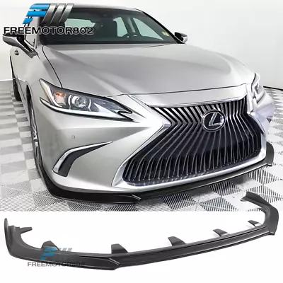 Fits 19-20 Lexus ES350 ES300h Front Bumper Lip Spoiler IKON Style PP • $89.99