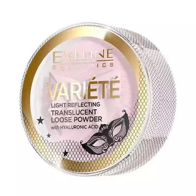 Eveline Variete Light Transparent Loose Face Powder With Hyaluronic Acid 6ml • £8.29