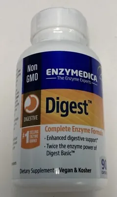 Enzymedica Digest Complete Enzyme Formula 90ct Exp25+ #1115 • $21