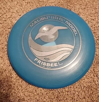 WHAM-O Frisbee Vintage Flying Disc Malibu 110G Model Seagull 1975 Blue Seagull • $9.95