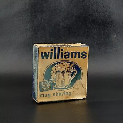 Vintage 1.75 Oz Williams Mug Shaving Soap NEW In Box • $25