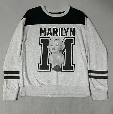 Marilyn Monroe 11 Vintage Style Winter Long Sleeve Sweater T Shirt Jacket Sz-M • $11