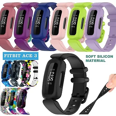 Fitbit Ace 3 Ace 2 Bands Kids Anti Lost Replacement Wristband Watch Band Straps • $13.49