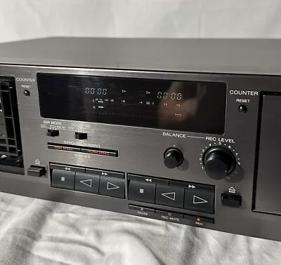 Sony (TC-WR521) Dual Cassette Tape Deck Stereo Player [TESTED - POWERS ON] MINT • $53.95