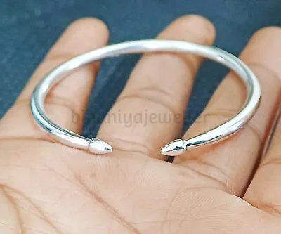 Nail Wrap Bangle For Women Silver Adjustable Cuff Bracelet Arrow Women Bangle • $26.72