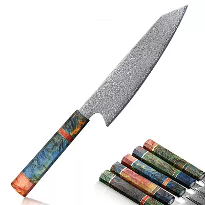 TURWHO 8in Chef Knife Japanese VG10 Damascus Steel Cooking Chief Gyuto Knife • $71.99