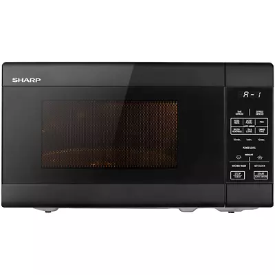 Brand New Sharp R211db 20l 750w Compact Microwave - 6 Instant Auto Menus - Black • $144.95