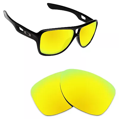 Hawkry Polycarbonate Replacement Lenses For-Oakley Dispatch 2 Sunglass-24K Gold • £10.78