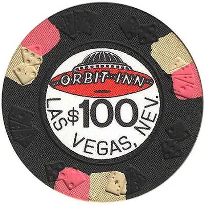 Orbit Inn Casino Las Vegas Nevada $100 Chip 1981 • $104.99