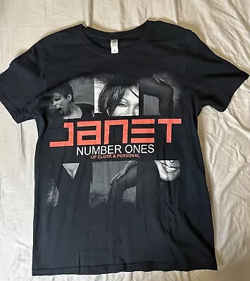 Vintage Jenet Jackson American Singer Rap Tees Tour T-Shirt • $35