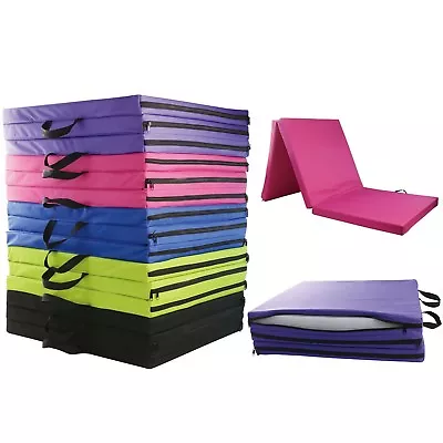 $59.99 • Buy Folding Exercise Floor Mat Dance Yoga Gymnastics Training Home Judo Pilates Gym