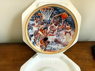 Michael Jordan  RECORD 23 ROW   MINT Bradford Exchange Collectible Plate-NO COA • $25.99