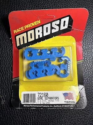 Moroso 72160 Ignition Spark Plug Wire Loom/Separators 7mm 8mm 9mm Blue Polymer • $15