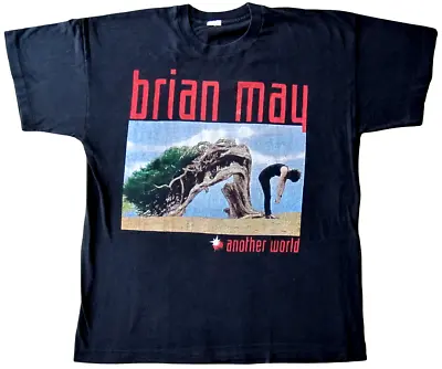 Brian May 'Another World' Vintage 1998 European UK Tour Concert T-Shirt (Queen) • £75