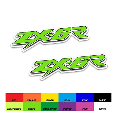 For Kawasaki ZX6R Fairing Sticker Decal Motorcycle 3 1/8 Inch Green • £19.03