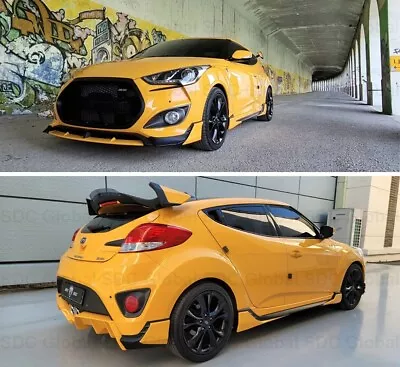 M&S Full Lip Kit Set [MATTE BLACK] For Hyundai Veloster Turbo (FS) 2013~2017 • $1755