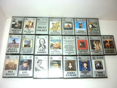 £35 • Buy 22 X SDC Silver Dollar Cassette Tapes Country Music Good Condition Bundle Tapes