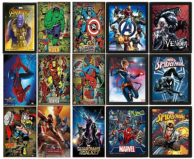 3D Lenticular Poster Marvel Heroes Spiderman Avengers Guardians Of The Galaxy UK • £6.90
